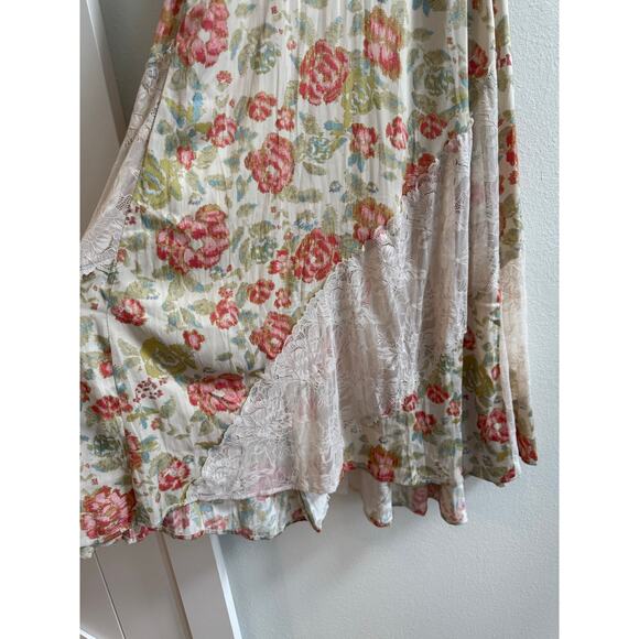 Free People NWT Intimately First Date Boho Printed Maxi Slip Dress | Size M - Picture 7 of 16